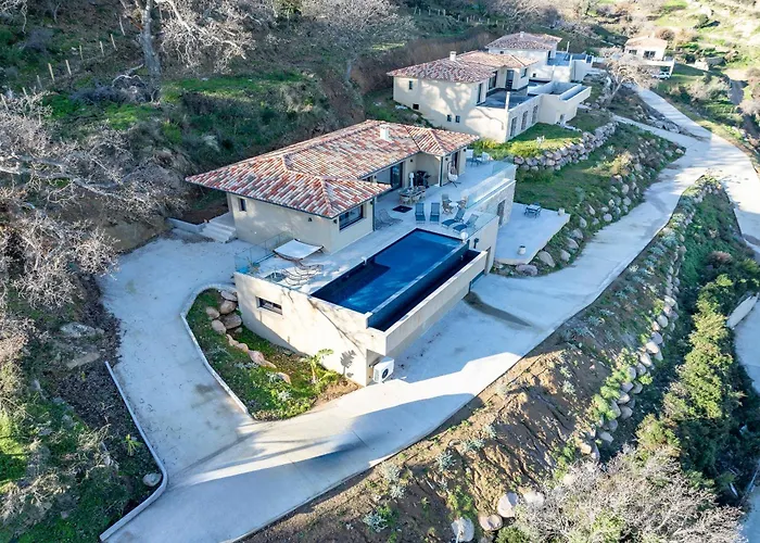 Villa Evasione - Climatisée Piscine Vue Santa-Reparata-di-Balagna